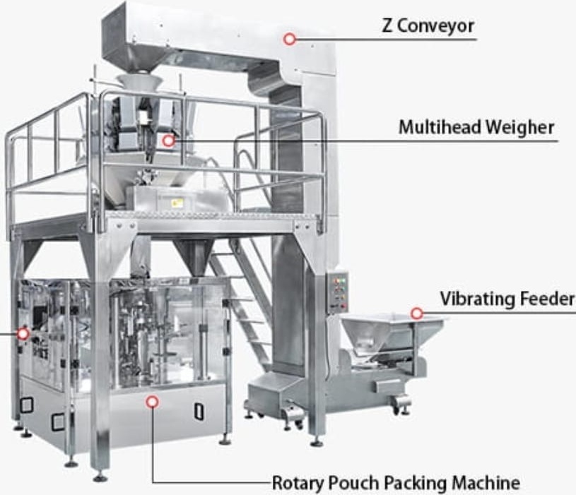 10 Head Pouch Packing Machine